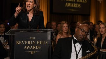 Saxophonist Asleep Torpedoes Former Vice President Kamala D. Harris