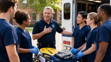 EMT Students Save Instructor in Drill, He Returns to Thank Them
