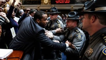 Rep. Justin J. Pearson Caught Grabbing Trooper Amid Redistricting Chaos