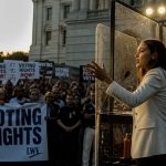 Representative Alexandria Ocasio‑Cortez Hides Behind Bulletproof Prop