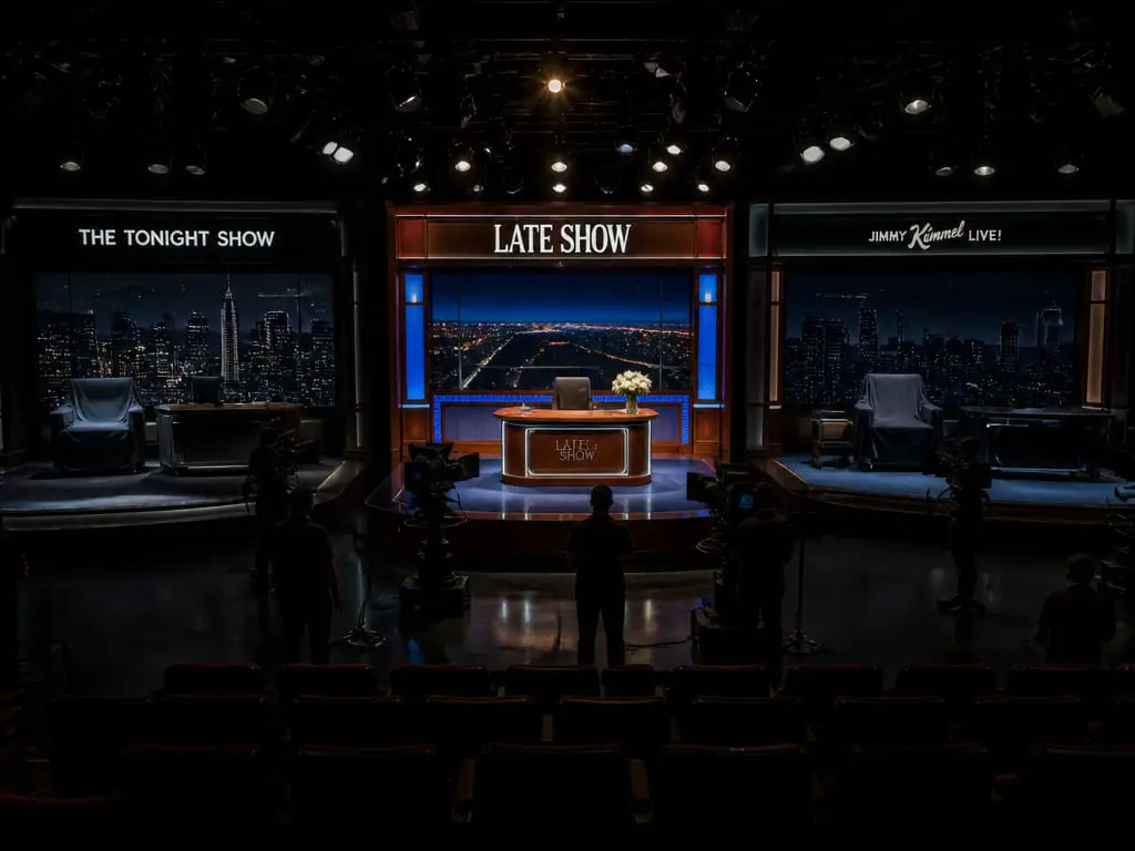 Kimmel and Fallon Go Dark to Shield Colbert From Corporate Cuts
