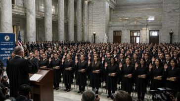 Trump-Era DOJ Swears In 82 Judges to Crush Immigration Backlog
