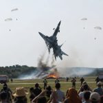 Idaho Air Show Midair Collision Leaves 4 Navy Crew Parachuting