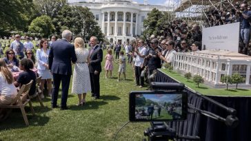 Trump Hosts Congressional Picnic While Media Obsesses Over Ballroom