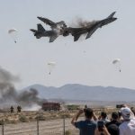 Two Navy Growlers Appear to Fuse Midair, 4 Sailors Eject Safely