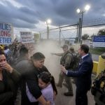 Sherrill Denied Entry as ICE Detention Protest Turns Chaotic