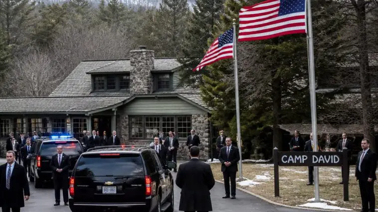 President Donald Trump Takes Cabinet to Camp David to Force Iran Deal