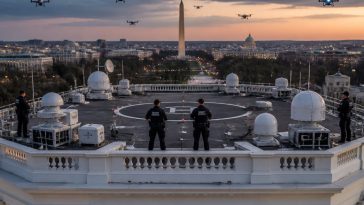 President Trump Turns White House Roof into 360-degree Drone Fortress