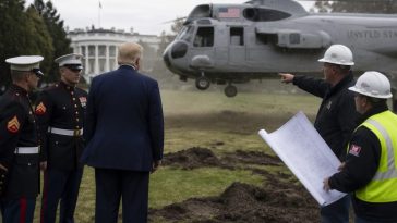 President Donald Trump Weighs South Lawn Helipad as VH-92A Wrecks Turf