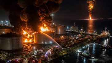 Iran Breaks Ceasefire, Drone Sparks Fire at Fujairah Oil Hub