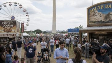 President Donald Trump’s 45,000 Claim Undercut; Mall Felt Like a Fair