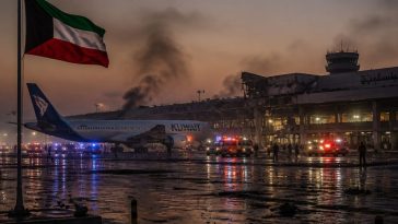 Kuwait Condemns Missile and Drone Strikes on Its Airport