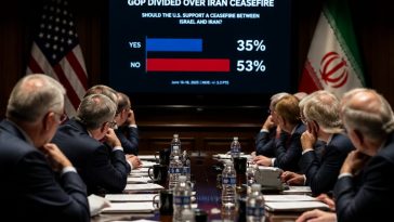 GOP Splits Over Trump Iran Ceasefire as Poll Reveals Base Doubt