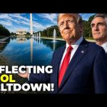 Liberals LOST IT Over Trump’s “Blue” Reflecting Pool—Then the REAL Story Came Out
