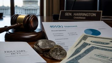 Rep. Maxine Waters Moves to Block Crypto and Alts From 401(k)s