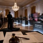 Trump unveils White House DronePort, slams judge blocking security