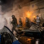 Newark Anti‑ICE Camp Cleared After Arrests, Pepper Balls and Wind