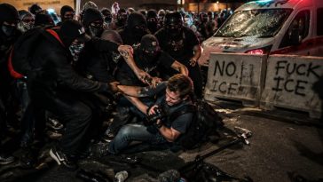 Mob Beats Journalist, Smashes $2,000 in Gear Outside Newark ICE