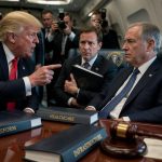 Trump Slams Sen. Thom Tillis Over Threat to Block AG Todd Blanche