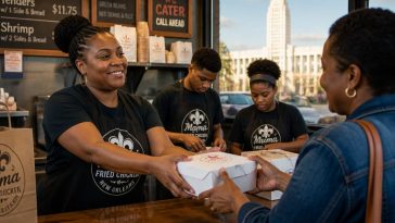 Louisiana Blocks Social Worker’s Respite Care, She Opens Chicken Shop