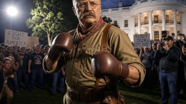 UFC Drops AI-Style Teddy Roosevelt Promo Before South Lawn Brawl