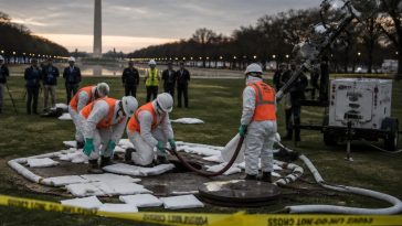 30+ Gallons of Fuel Spill on National Mall, Freedom 250 Blames Vandals