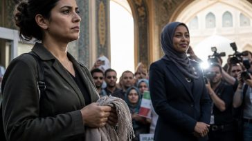 Rep. Ocasio-Cortez Hijab Photo Op Called Performative by Activist