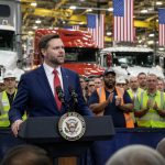 President Donald Trump Visits Mack Trucks to Tout American Jobs