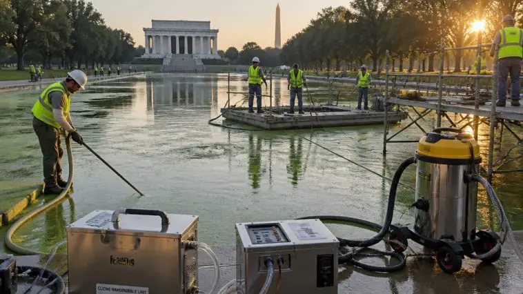 CNN Treats Algae Like Scandal as Secretary Burgum’s Crews Clean Pool