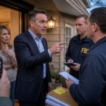Newsom Claims DOJ Knocked Doors, Blames Trump — No Proof