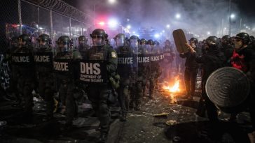 Mullin's DHS Clears Antifa Rioters From Newark ICE Perimeter