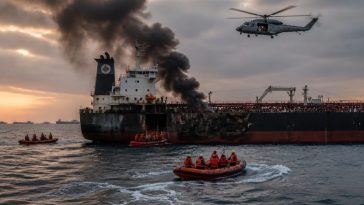 IRGC Missile Strike Kills Sailor on UAE Tanker in Strait of Hormuz