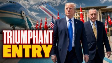 Trump Just Stormed Ankara on an Aqua Blue Carpet, wait till the fighter jets hit overhead