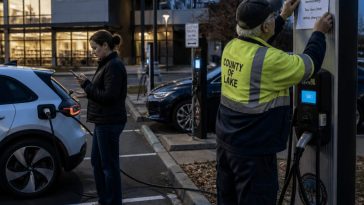 Arlington Quietly Hikes County EV Charger Rates to 30¢/kWh