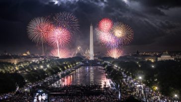 President Trump Lights Up DC With Record 850,000-Shell Fireworks