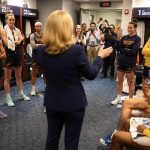 Vice President Kamala Harris’s Awkward WNBA Locker-Room Cheer
