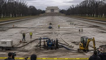 President Donald Trump Drains Lincoln Pool, Demands Justice