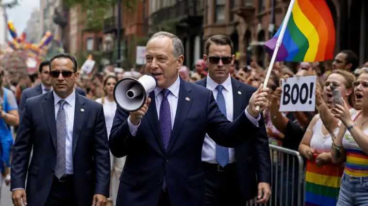 Schumer Booed at NYC Pride Parade in Viral Embarrassing Clip
