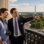 Viral Fan Freddy Gets VIP DC Tour from Nick Adams, No Trump Meet