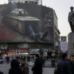 Tehran Erects Coffin Billboard Threatening President Trump