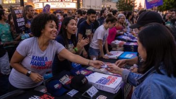 Sen. Sanders and Rep. Ocasio-Cortez Rally While Merch Vendors Profit