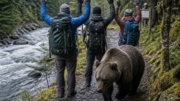 Dr. Michelle Lynn Thaller Films Hikers' Close Call With Scuba Sue