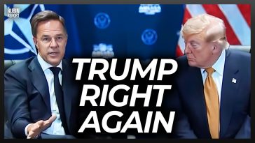 NATO Head Admits Trump Was Right About NATO