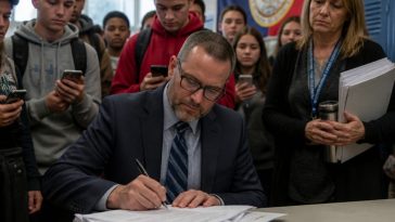 Pritzker signs statewide phone ban, leaves schools to foot the bill