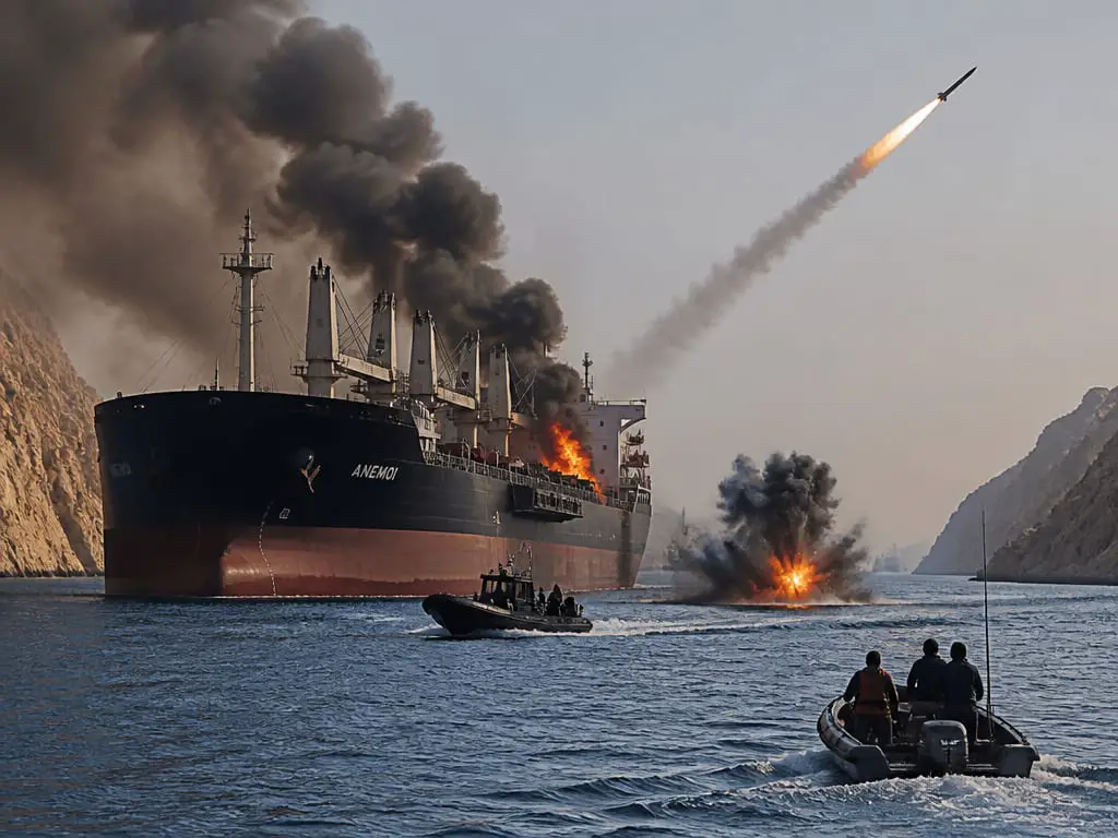 Houthi Double‑Tap Strikes Kill Six, Threaten Red Sea Trade