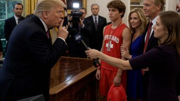 Trump Shuts Down CNN’s Kristen Holmes at Lifeguard Ceremony