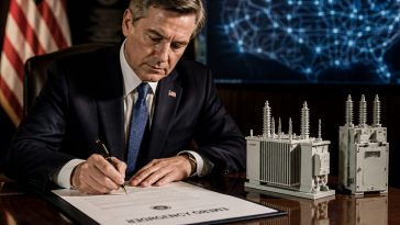 President Trump Declares Emergency to Block Foreign Grid Gear
