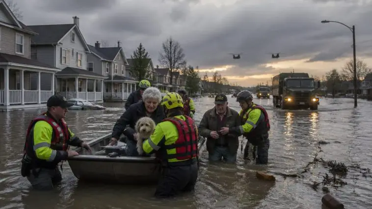 President Donald Trump Declares Emergency After White River Floods