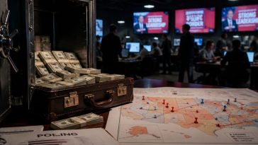 President Donald Trump’s war chest set to flood swing states
