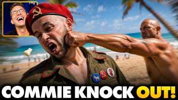 Democrat Candidate Got KNOCKED Out COLD By Hawaiian in Beach BEATDOWN After X-Rated Psychotic Rant👊🏼